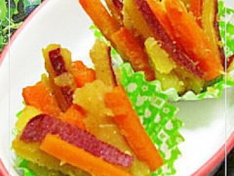 お弁当のおかず 人参と薩摩芋の塩きんぴら レシピ 作り方 By チェリーまま 楽天レシピ